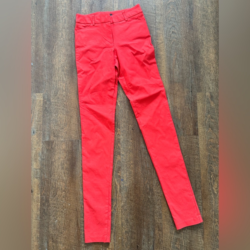 TALL JULIA DRESSY SKINNY PANTS
37” INSEAM FIERY ORANGE SIZE S